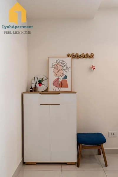 带城市景观的一卧室公寓 — Lynh apartment Saigon D4