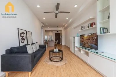 带景观的三卧室公寓 — Lynh apartment Saigon D4